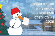 Новогодняя и немного сказочная статистика 2025 года!